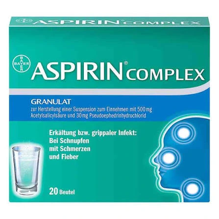 [PZN-01002003] Aspirin Complex Beutel gegen Erkältung (20 Stk)