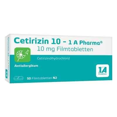 [PZN-01002013] Cetirizin 10 mg 1A Pharma Allergie (50 Stk)